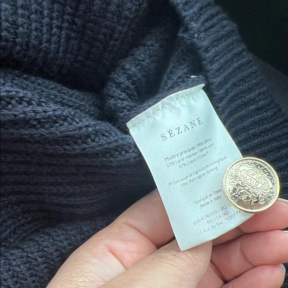 Women’s Ribbed Button Cardigan Sweater - Sezane - Picture 7 of 11